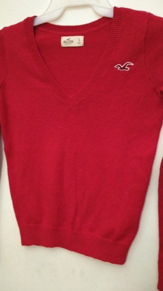 Hollister Sweaters - Hollister red sweater - S Hollister Sweaters - Hollister red sweater - S